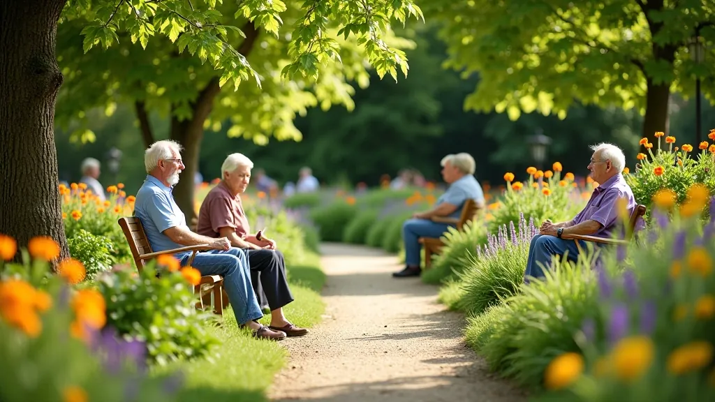 Botanická zahrada Olomouc s květinami a rostlinami